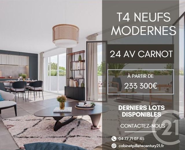 Appartement F4 à vendre ROANNE